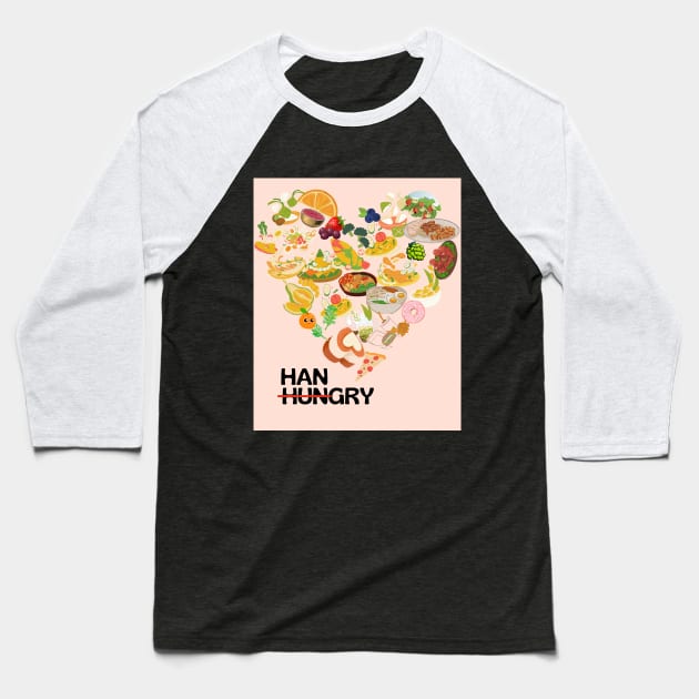 hungry Baseball T-Shirt by kokozui